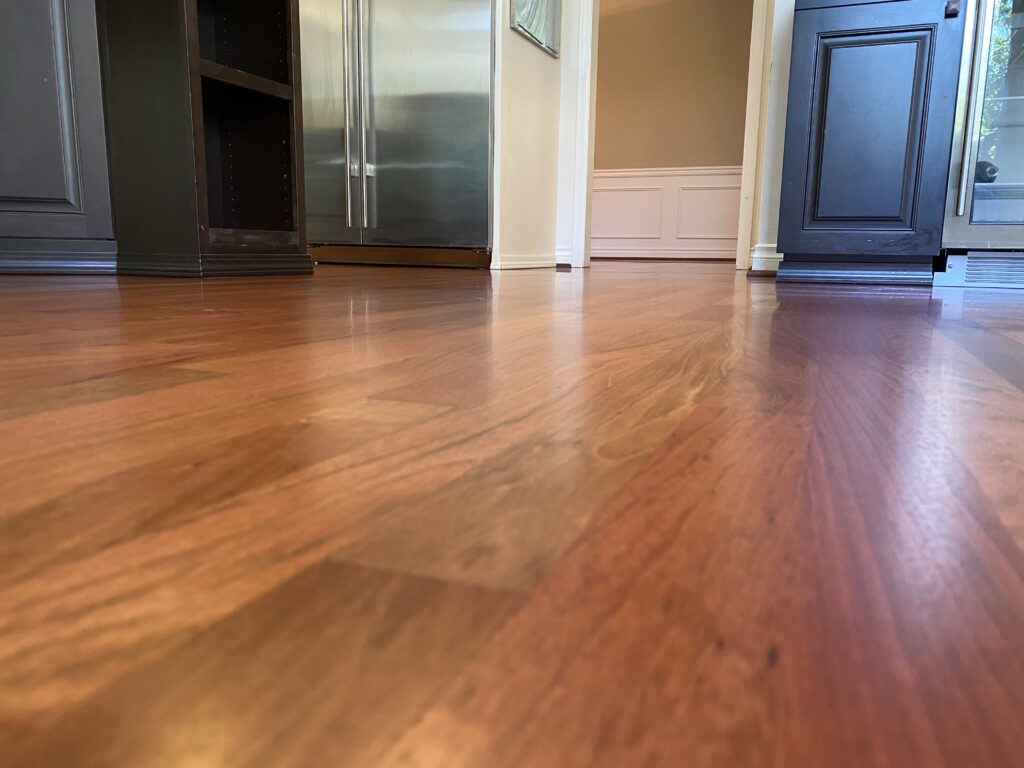 Brazilian cherry hardwood floor LUKS Construction Seattle, Bellevue, Redmond, Mercer Island, Sammamish, Issaquah