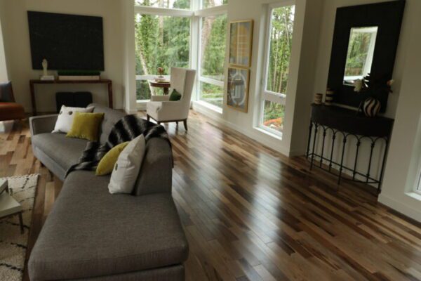 Hardwood floor installation in Great Seattle area LUKS CONSTRUCTION