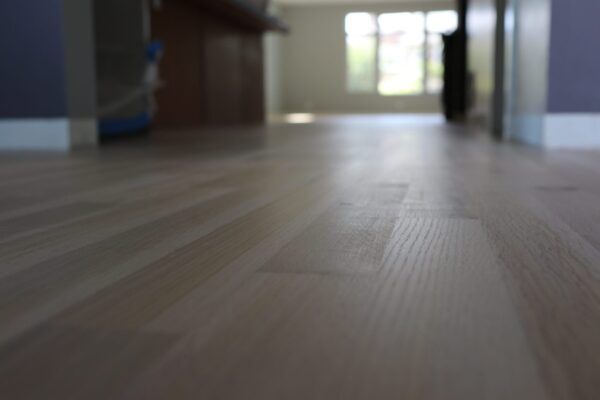 Hardwood floor installation, staining and finishing
