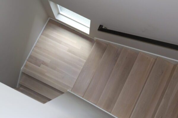 Hardwood floor installation, staining and finishing