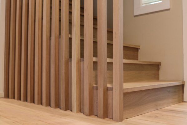hardwood stairs installation and finishing LUKS Construction Seattle, Bellevue, Redmond, Kirkland, Issaquah, Sammamish, Redmond & Mercer Island