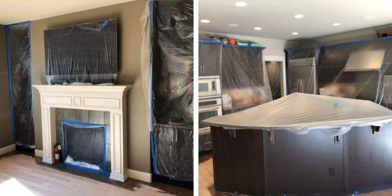 From Worn to Wow: The Real Process Behind Hardwood Floor Refinishing 3 Rooms prepared to hardwood refinishing. LUKS CONSTRUCTION