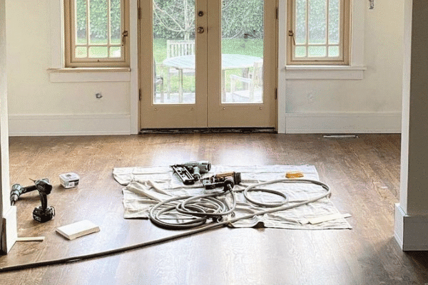 Hardwood flooring by LUKS Construction