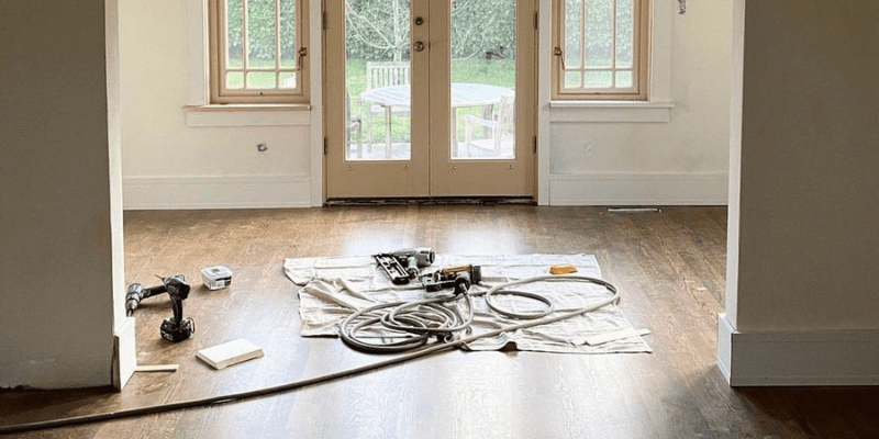 Hardwood flooring by LUKS Construction